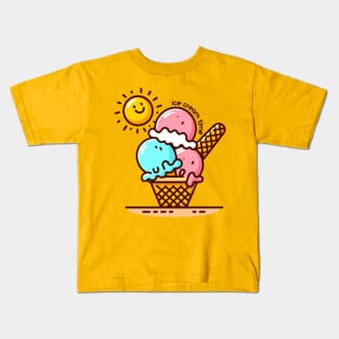 ice cream time Kids T-Shirt